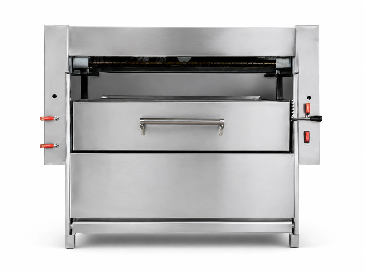 Laal rail radiant kebab grill with 30 skewers for 53 cm kebabs