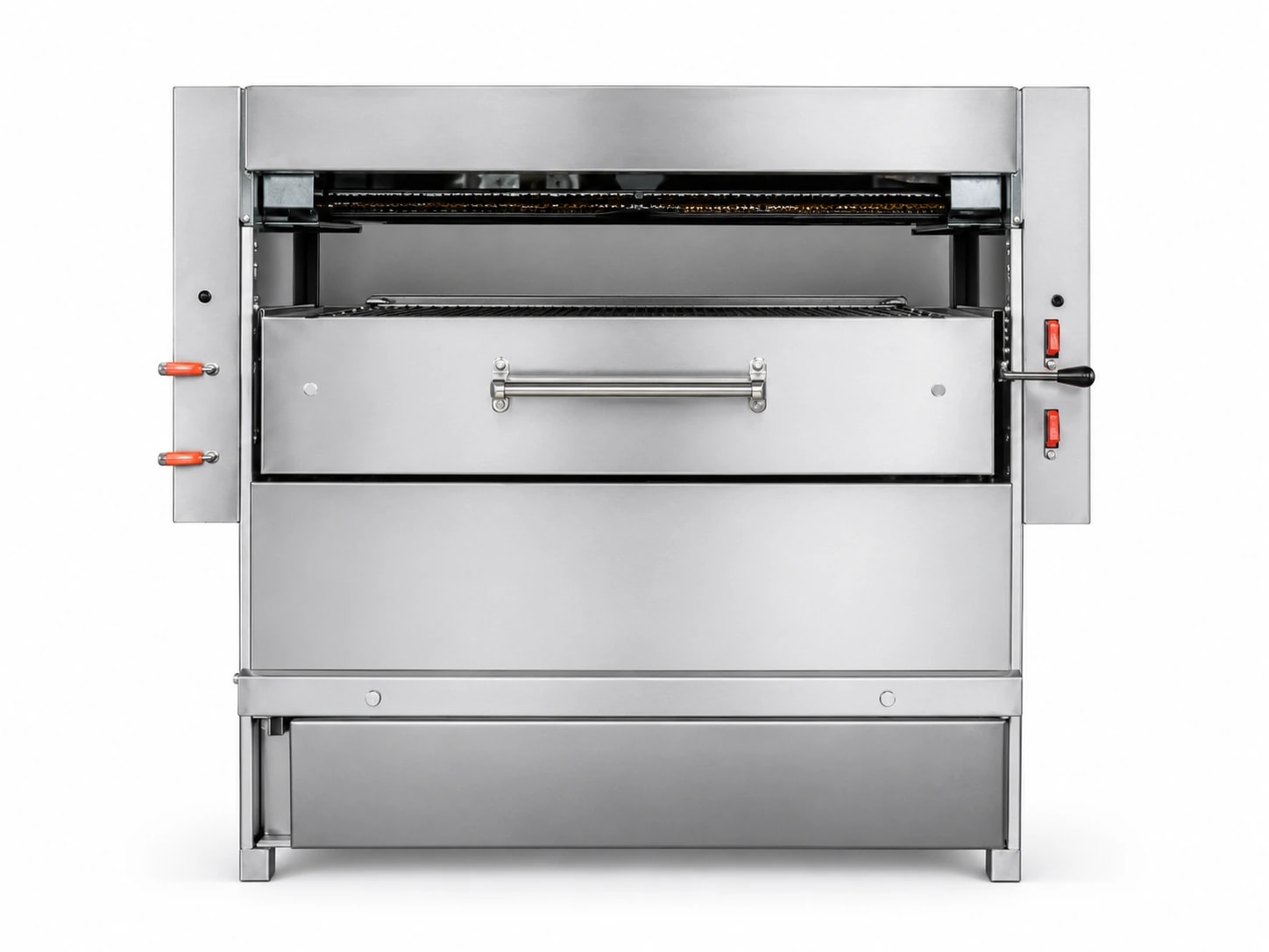 Hamoon wide salamander radiant kebab grill with 20-skewer capacity and 50-centimeter kebab length