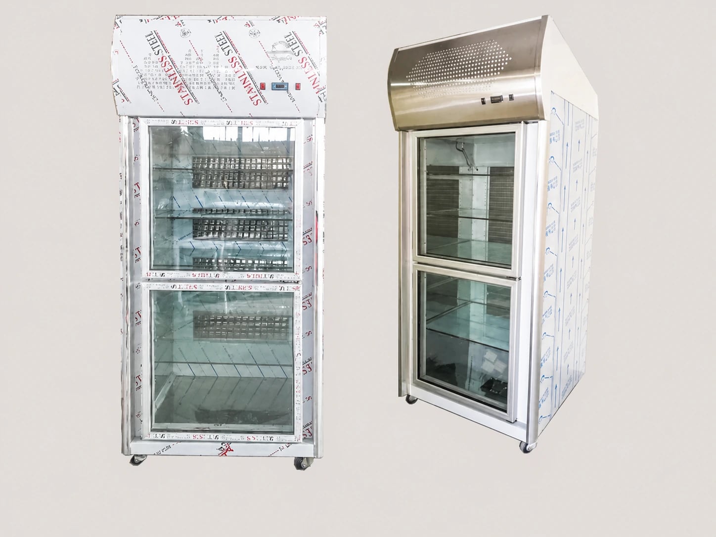 One-meter stainless steel commercial display refrigerator