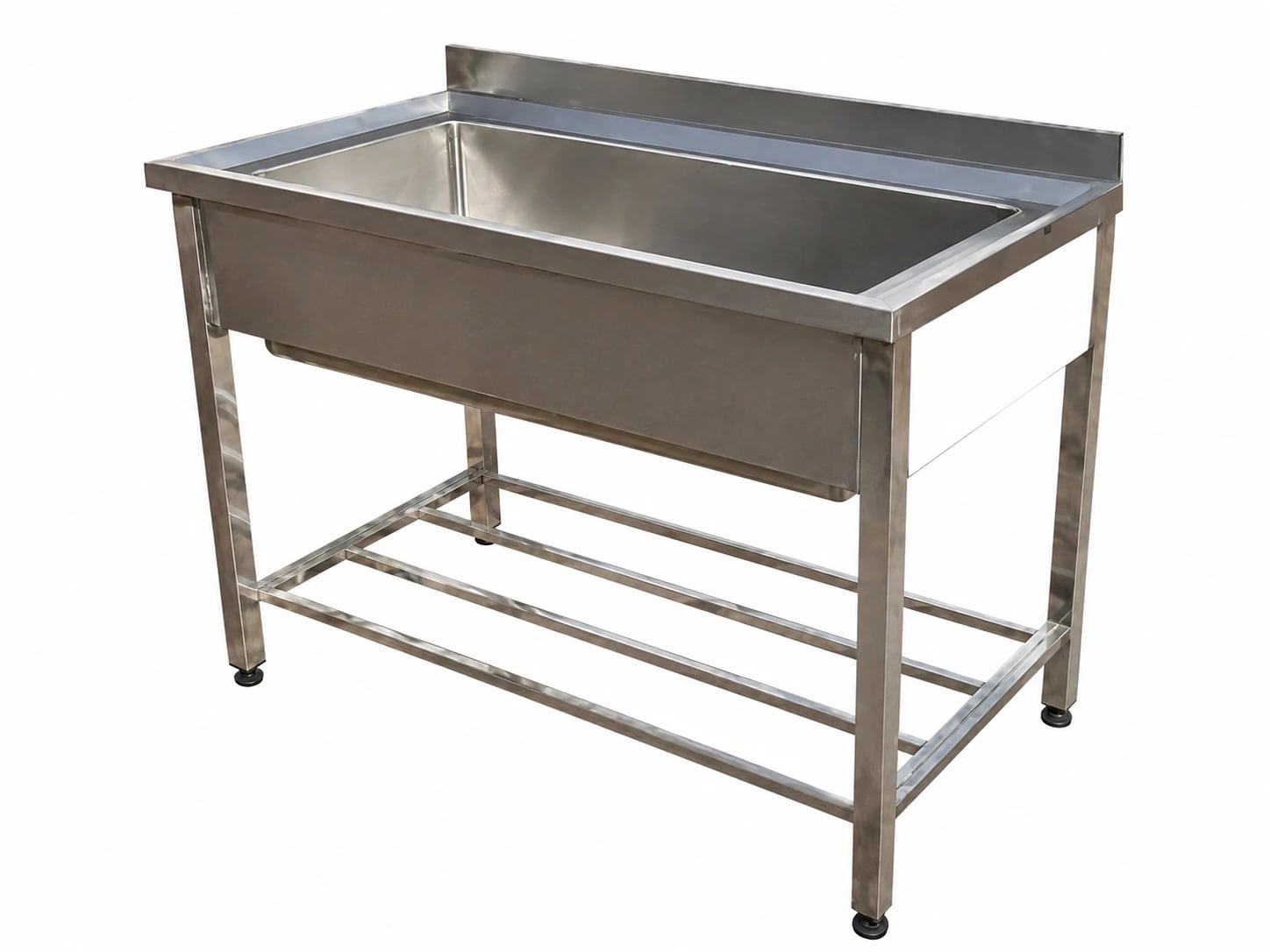 Industrial stainless steel commercial sink